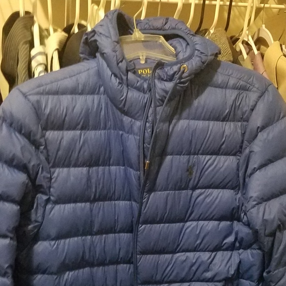 Mens polo puffer jacket